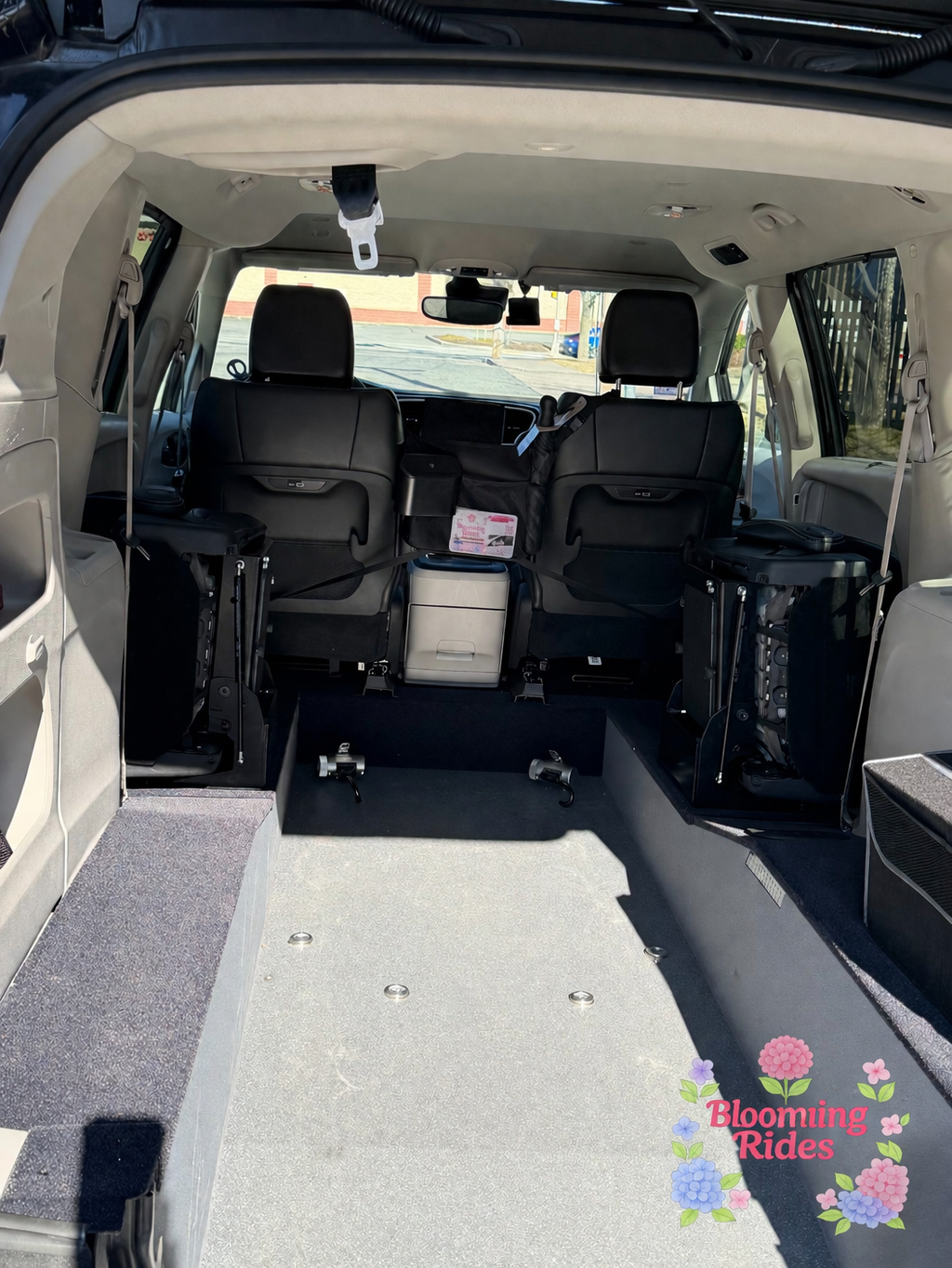 Interior Blooming Rides van